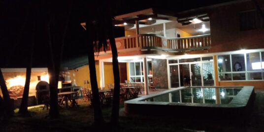Nicaragua Real Estate Poneloya 5 bed / 3 bath two story modern home with pool located right off the beach