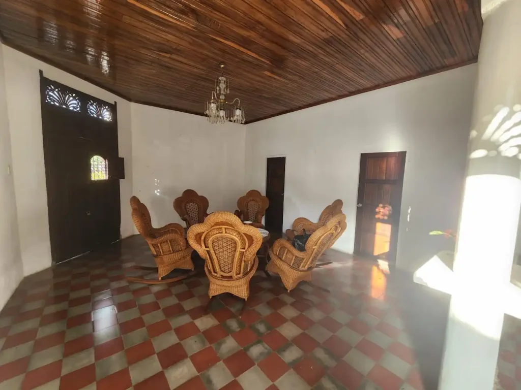 corner house living area